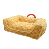 HKM-2510909 Warm Removable and Washable Cat Nest Bed with Stylish Chessboard Design