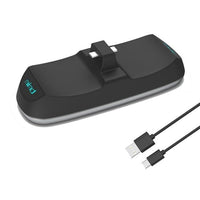 HKM-251219 Dual Charging Dock for PS5 Wireless Controllers - Fast Charge, LED Indicator, Black & White Options