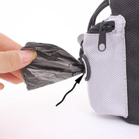HKM-2514877 Pet Snack Bag Training Waist Pack - Durable Oxford Material, 1L Capacity, Black, Medium Hardness