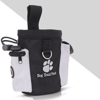 HKM-2514877 Pet Snack Bag Training Waist Pack - Durable Oxford Material, 1L Capacity, Black, Medium Hardness