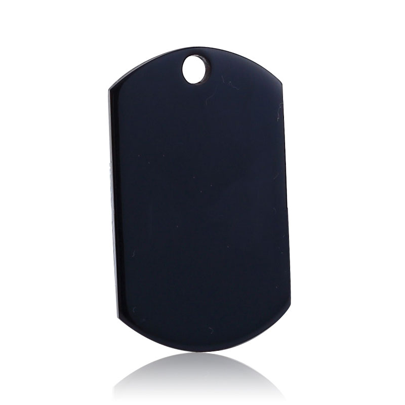 HKM-2515261 Titanium Steel Personalized Pet ID Tag - Durable Anti-Lost Design in Various Shapes