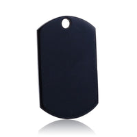 HKM-2515261 Titanium Steel Personalized Pet ID Tag - Durable Anti-Lost Design in Various Shapes