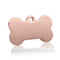 HKM-2515261 Titanium Steel Personalized Pet ID Tag - Durable Anti-Lost Design in Various Shapes