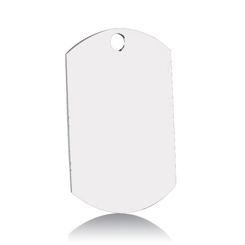 HKM-2515261 Titanium Steel Personalized Pet ID Tag - Durable Anti-Lost Design in Various Shapes