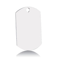 HKM-2515261 Titanium Steel Personalized Pet ID Tag - Durable Anti-Lost Design in Various Shapes