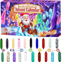 HKM-251539 Crystal Necklace Stand with Magnifier and Storage Bag - Set of Healing Stones for Gifts and Commemoratives