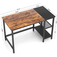 HKM-251603 L-Shaped Modern Office Desk - Luxury Wood Chipboard Corner Computer Table for Study