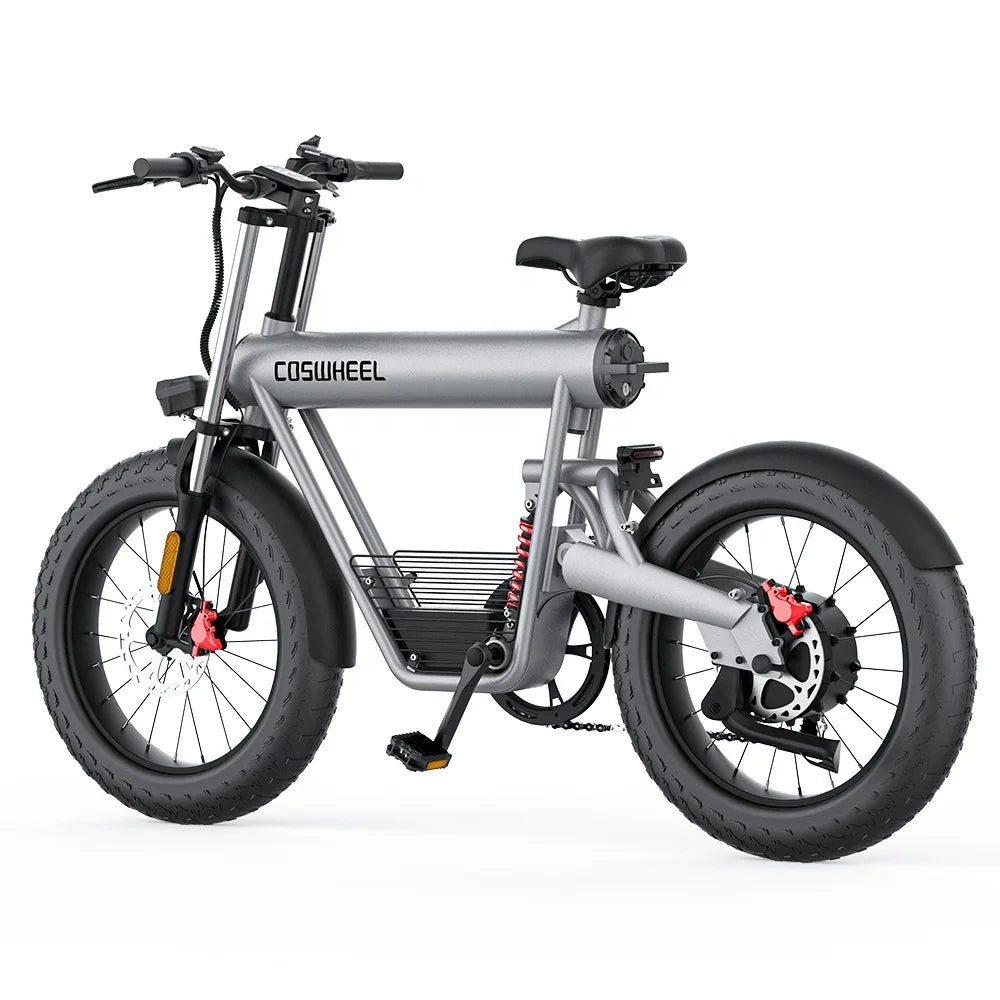 HKM-251667 Electric Bike T20 with 500W/1000W Motor, 20" Aluminum Alloy Frame, 7 Speed, Hydraulic Disc Brakes, 48V 20AH Battery