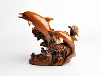 HKM-251667 European Style Dolphin Wine Rack Decorative Ornaments in Synthetic Resin