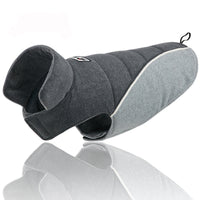 HKM-2517053 Warm Polar Fleece Cotton Coat for Dogs - Casual Thick Reversible Winter Vest