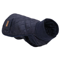 HKM-2517181 Cozy Cotton Vest for Dogs - Warm Autumn and Winter Apparel in Beige and Dark Blue