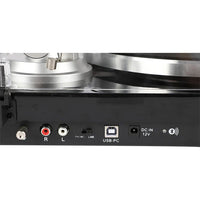 HKM-251731 Fully Automatic Wooden Vinyl Record Player with Nostalgic Mechanical Design