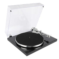 HKM-251731 Fully Automatic Wooden Vinyl Record Player with Nostalgic Mechanical Design
