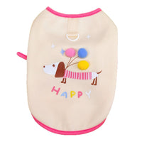 HKM-2518205 Dachshund Balloon Fleece Lined Sweatshirt Vest for Small Dogs - Unisex Casual Wear