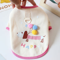 HKM-2518205 Dachshund Balloon Fleece Lined Sweatshirt Vest for Small Dogs - Unisex Casual Wear