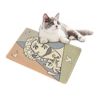 HKM-2518589 Sisal Cat Scratching Pad with Fun Cartoon Designs - Available in Multiple Styles and Sizes