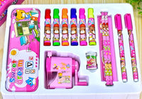 HKM-251859 14-Piece Back to School Stationery Set for Kids - Essential School Supplies and Gift Items