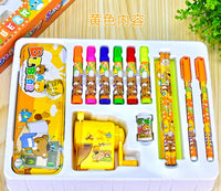 HKM-251859 14-Piece Back to School Stationery Set for Kids - Essential School Supplies and Gift Items