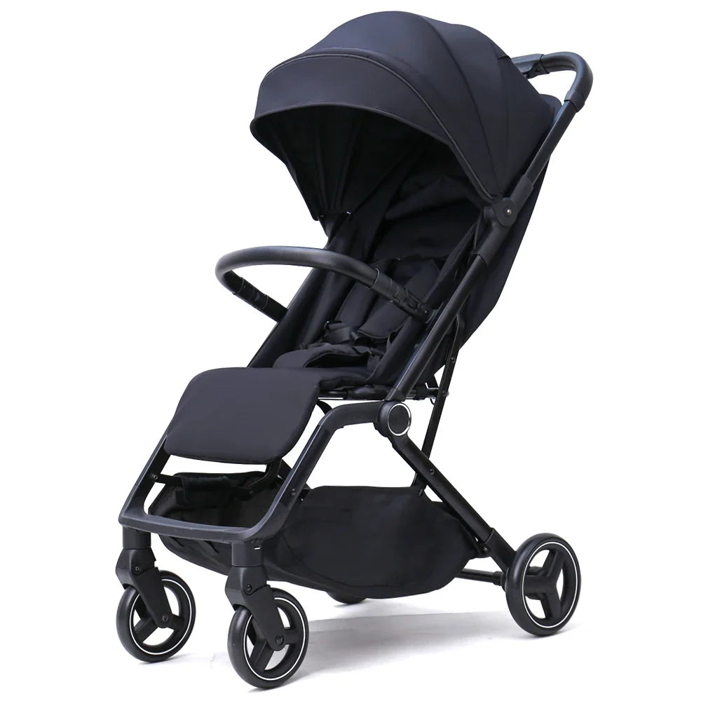 HKM-251923 Lightweight Foldable Aluminium Frame Luxury Baby Stroller Pushchair for Comfortable Baby Transport