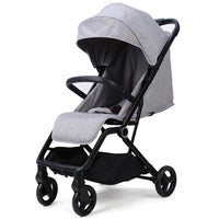 HKM-251923 Lightweight Foldable Aluminium Frame Luxury Baby Stroller Pushchair for Comfortable Baby Transport