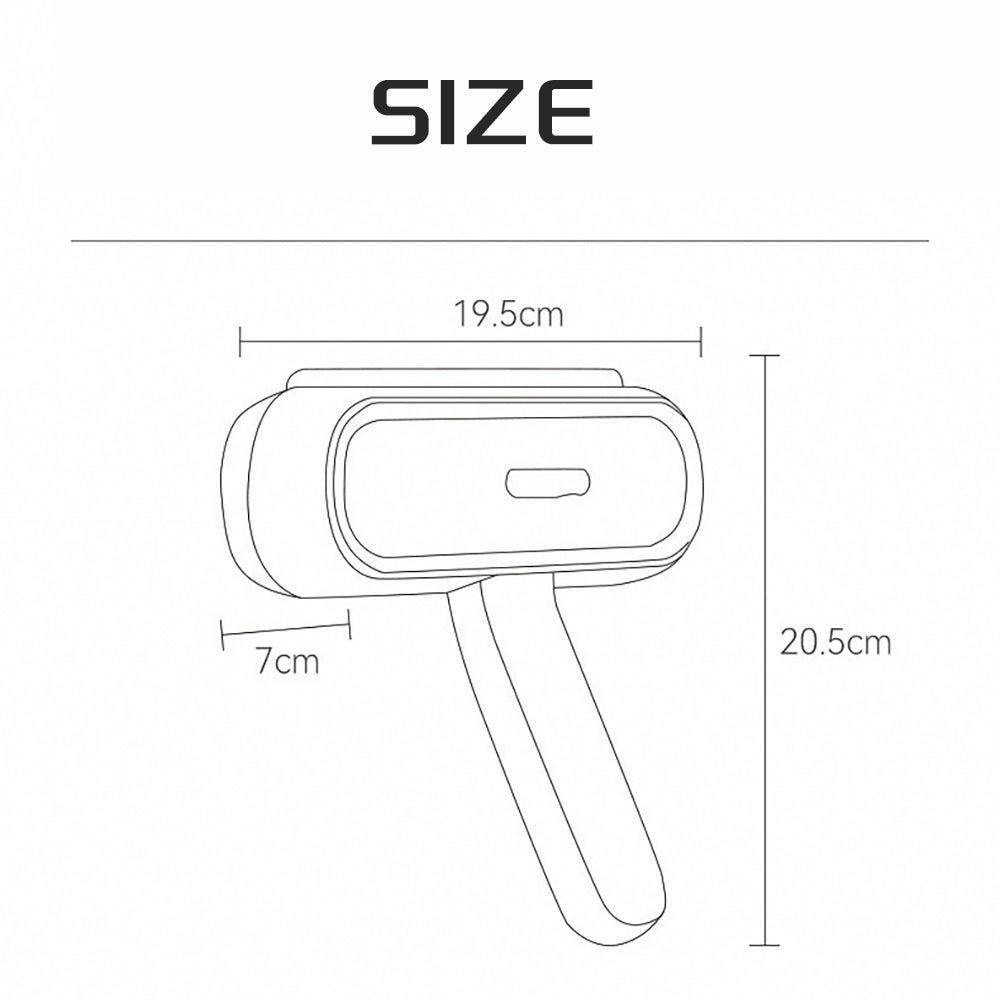 HKM-2519869 Pet Hair Remover Roller for Multi-Surface Cleaning - Reusable Lint Roller for Furniture, Clothing, and Bedding