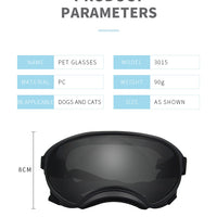 HKM-2519997 Ski Protective Goggles for Pets ¨C Double Layer, Anti-Fog, Polarized, Windproof and Sandproof