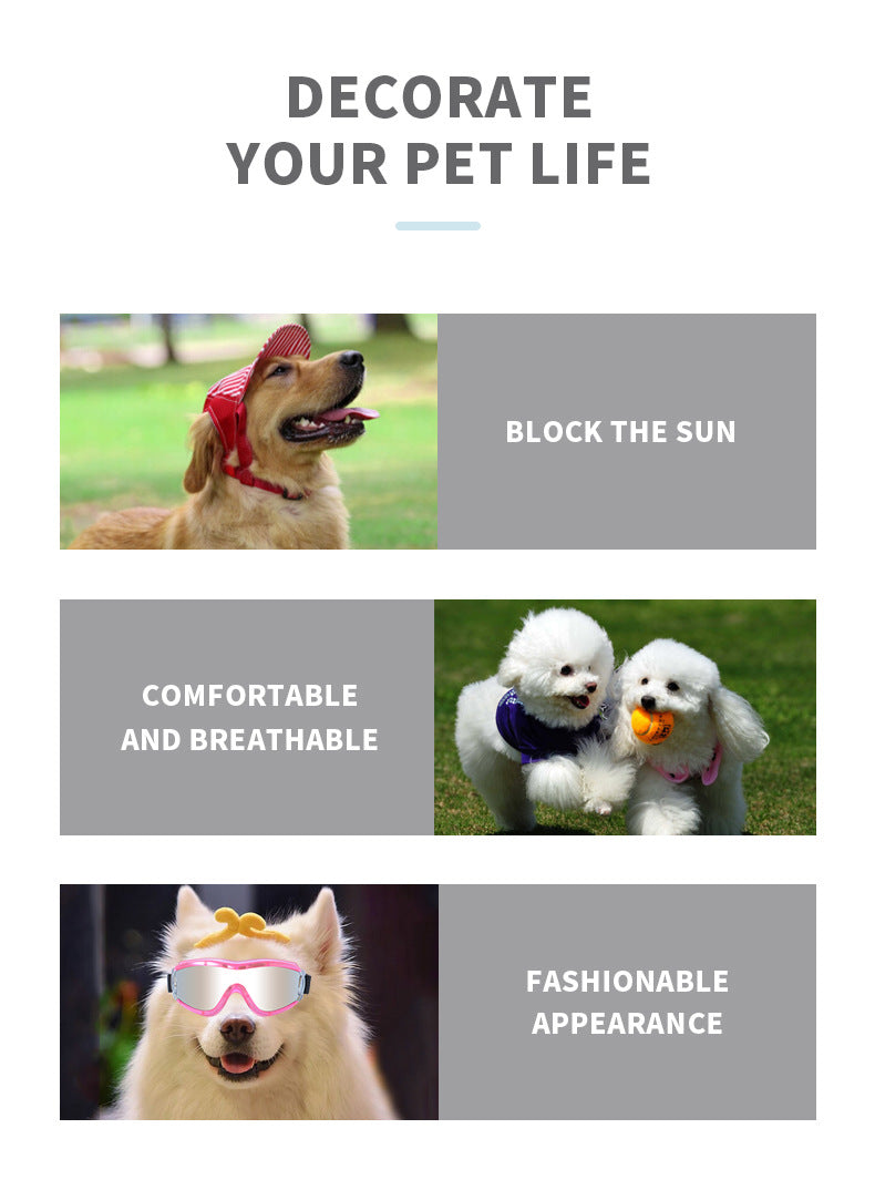 HKM-2519997 Ski Protective Goggles for Pets ¨C Double Layer, Anti-Fog, Polarized, Windproof and Sandproof