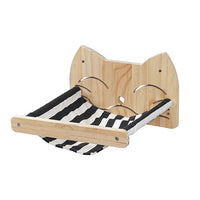 HKM-2521661 Wall-Mounted Cat Jumping Platform Made of Solid Wood for Active Pets
