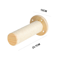 HKM-2521661 Wall-Mounted Cat Jumping Platform Made of Solid Wood for Active Pets