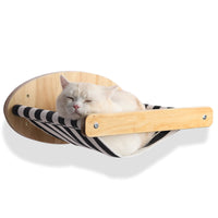 HKM-2521661 Wall-Mounted Cat Jumping Platform Made of Solid Wood for Active Pets