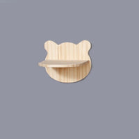 HKM-2521661 Wall-Mounted Cat Jumping Platform Made of Solid Wood for Active Pets