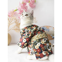 HKM-2522557 Cherry Blossom and Geisha Themed Apparel for Small Dogs and Cats - Various Sizes Available