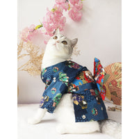 HKM-2522557 Cherry Blossom and Geisha Themed Apparel for Small Dogs and Cats - Various Sizes Available