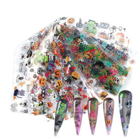 HKM-252371 Halloween Starry Sky Nail Stickers - 20 x 4 cm Decorative Accent