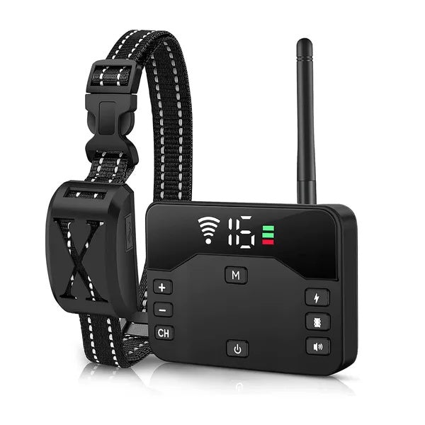 HKM-2523837 Wireless Electric Dog Fence System with Waterproof Receiver Collar for Small to Large Dogs