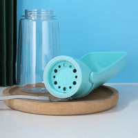 HKM-2524221 Portable Folding Pet Water Cup ¨C Available in Blue, Pink, and Milky White, 350ML & 550ML with Activated Carbon