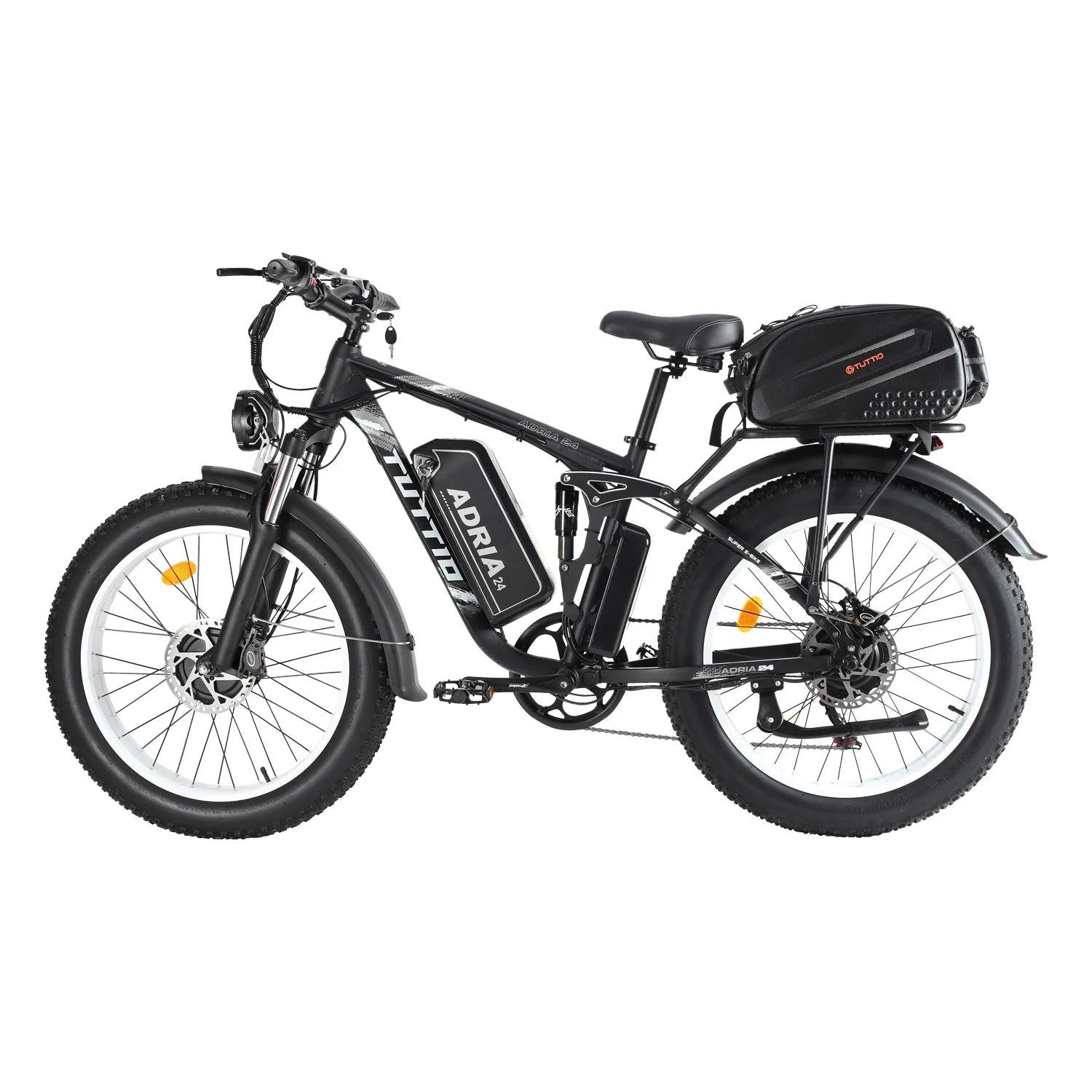 HKM-252435 4000W 52V 30AH Dual Motor Electric Mountain Bike with Fat Tires for Adults