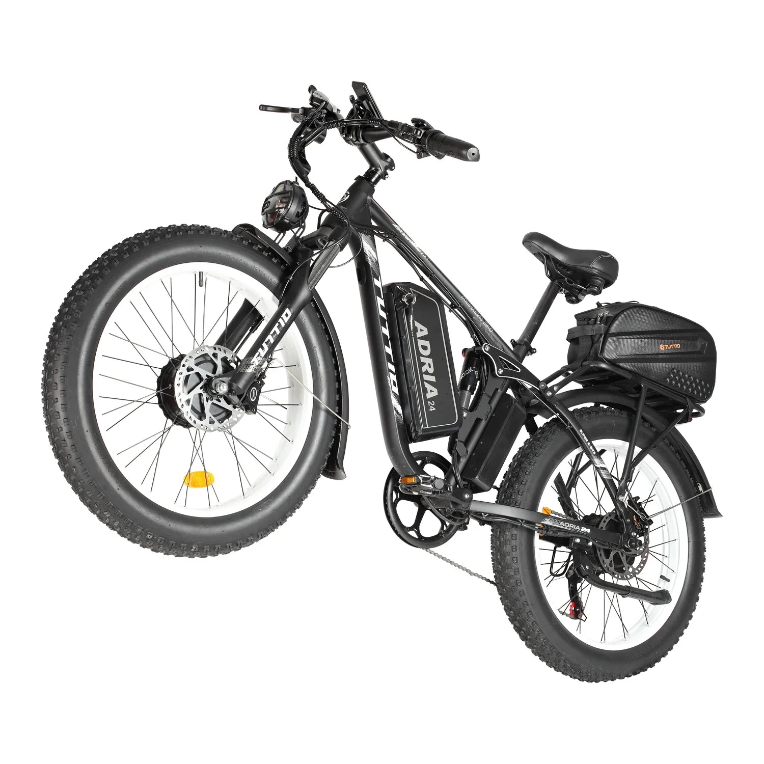 HKM-252435 4000W 52V 30AH Dual Motor Electric Mountain Bike with Fat Tires for Adults