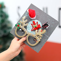 HKM-252499 Christmas Ornament Hairpin with Gift Box - Perfect for Birthdays, Parties, and Holiday Celebrations