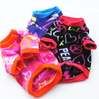 HKM-2528701 Warm Fleece Dog Vest for Autumn and Winter - Casual Style, 100% Cotton, Lightweight and Comfortable