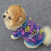 HKM-2528701 Warm Fleece Dog Vest for Autumn and Winter - Casual Style, 100% Cotton, Lightweight and Comfortable