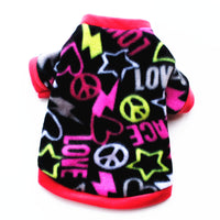 HKM-2528701 Warm Fleece Dog Vest for Autumn and Winter - Casual Style, 100% Cotton, Lightweight and Comfortable