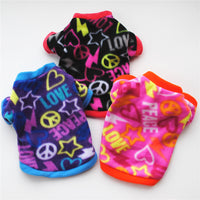 HKM-2528701 Warm Fleece Dog Vest for Autumn and Winter - Casual Style, 100% Cotton, Lightweight and Comfortable