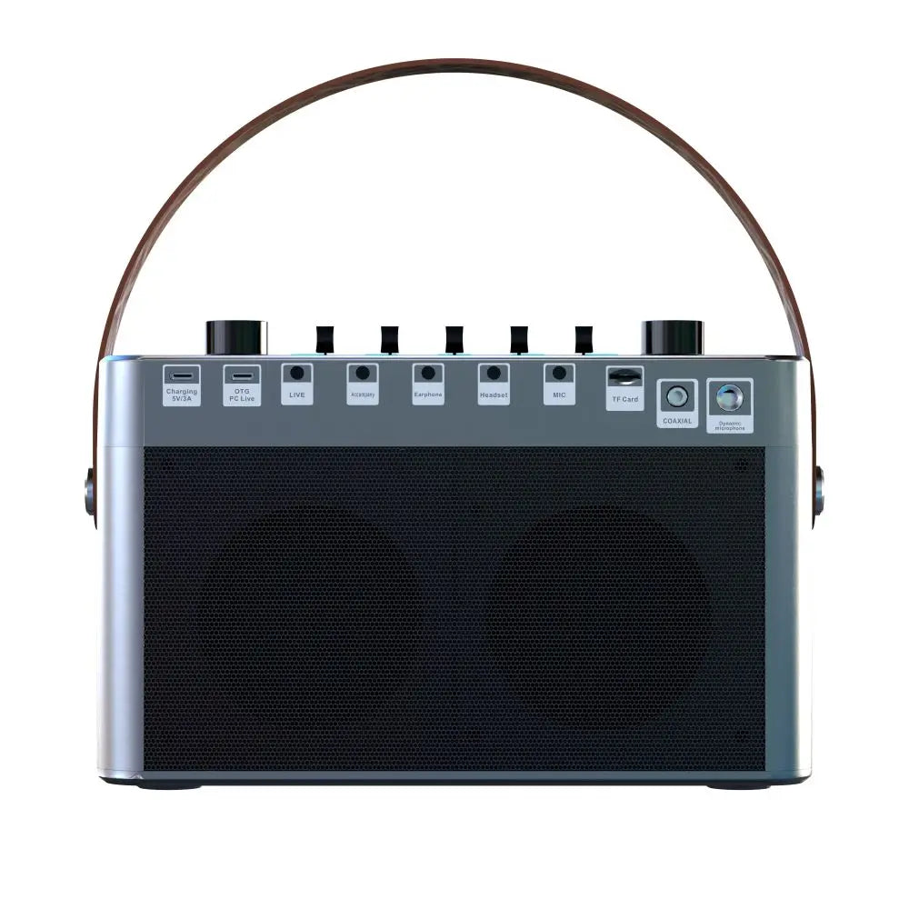 HKM-252883 Portable 60W Wireless Bluetooth RGB Light Speaker with 8000mAh Battery for Outdoor and Home Use