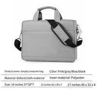 HKM-252947 Men's Unisex Polyester Shockproof Briefcase for Laptops and Computers