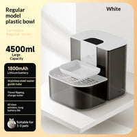 HKM-2529981 Thermostatically Controlled Automatic Pet Water Fountain with 60-90 Day Battery Life and Clean/Dirty Water Separation