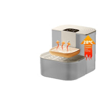 HKM-2529981 Thermostatically Controlled Automatic Pet Water Fountain with 60-90 Day Battery Life and Clean/Dirty Water Separation