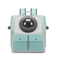 HKM-2530365 Portable Cat Backpack with Large Capacity - Soft Polyester Design in Khaki and Multiple Color Options