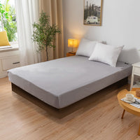 HKM-253203 Conductive Cotton Fitted Sheet with Silver Fiber for Crib, Twin, Full, Queen, King, and Cali King Sizes