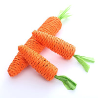 HKM-2532541 Cute Paper String Carrot Pet Toy for Cats